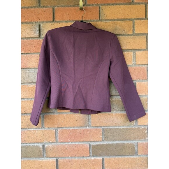 All That Jazz Double Breasted Jacket Dancer Punk Vintage 90's | Plum | Size 7/8 - Picture 2 of 13
